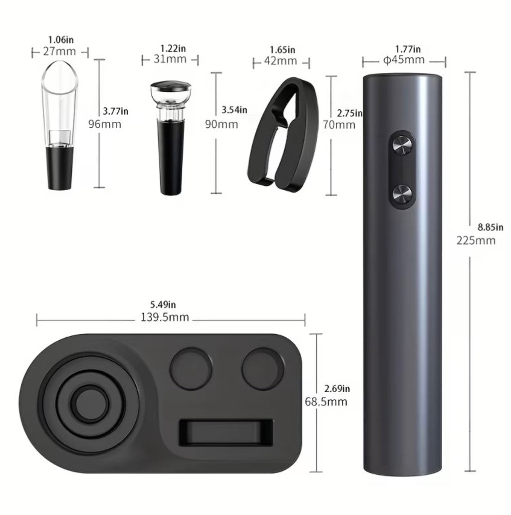 VinoLux – Set Eléctrico Premium para Vino